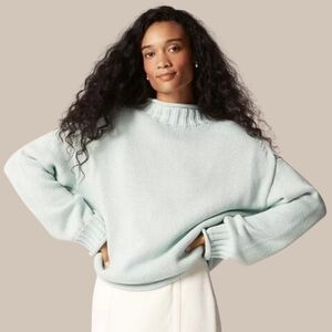 New! J. Crew 2025 Rollneck Sweater in Pistachio Cream L